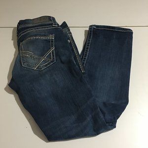 BKE Buckle Sabrina Low Rise Womens Jeans Size 28 Thick Stitch